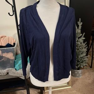 NWOT beautiful navy airy cardigan torrid size 2